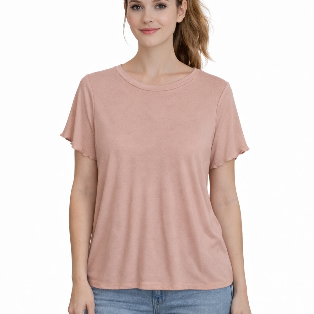(A8) Splendid Blush Short Sleeve Tee, Size Large, NWT